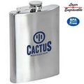 Lincoln - 8 Oz. Stainless Steel Hip Flask